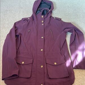 Women's Purple Hooded Jacket